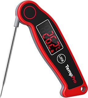 Thermopro TP19 Meat Thermocouple Waterproof Instant Reading Cooking Thermometer For Kitchen Bbq Digital Thermometer With Ambidextrous Backlight For Candy Jam Chocolate