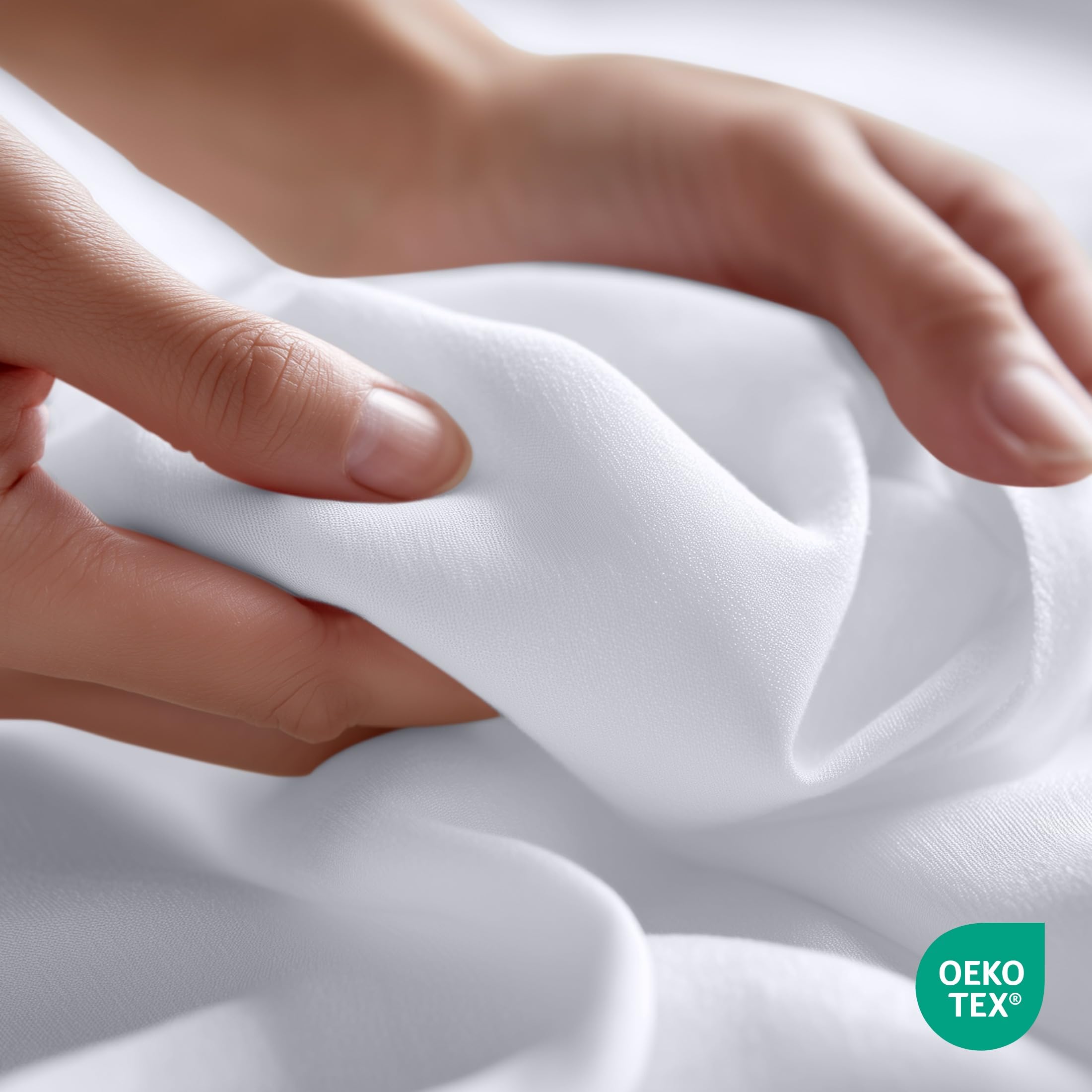 Utopia Bedding Płaskie prześcieradła, 6 sztuk, miękka szczotkowana tkanina z mikrofibry, odporne na kurczenie się i blaknięcie, łatwe w pielęgnacji, 2 szt., białe