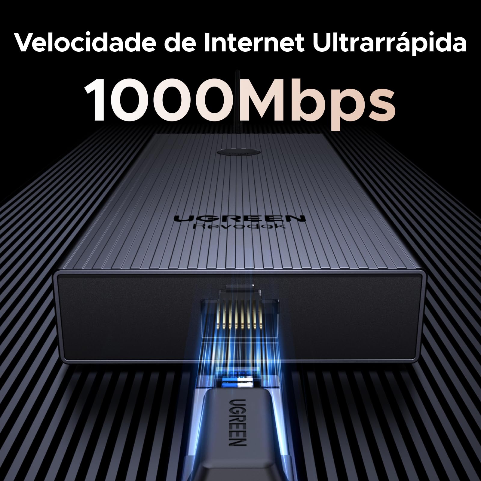 UGREEN Revodok Pro Hub USB-C 9 em 1, Adaptador Multiportas com