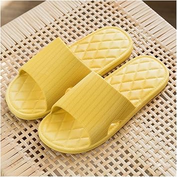 TOMYEUS Shark Slippers Flatform Slippers Women Non-Slip Bathroom Footwear Boys Girls Lovers Flip Flops Summer Beach Sandals House Sandalias Summer Sandals Color Yellow, Shoe Size 40-41260mm