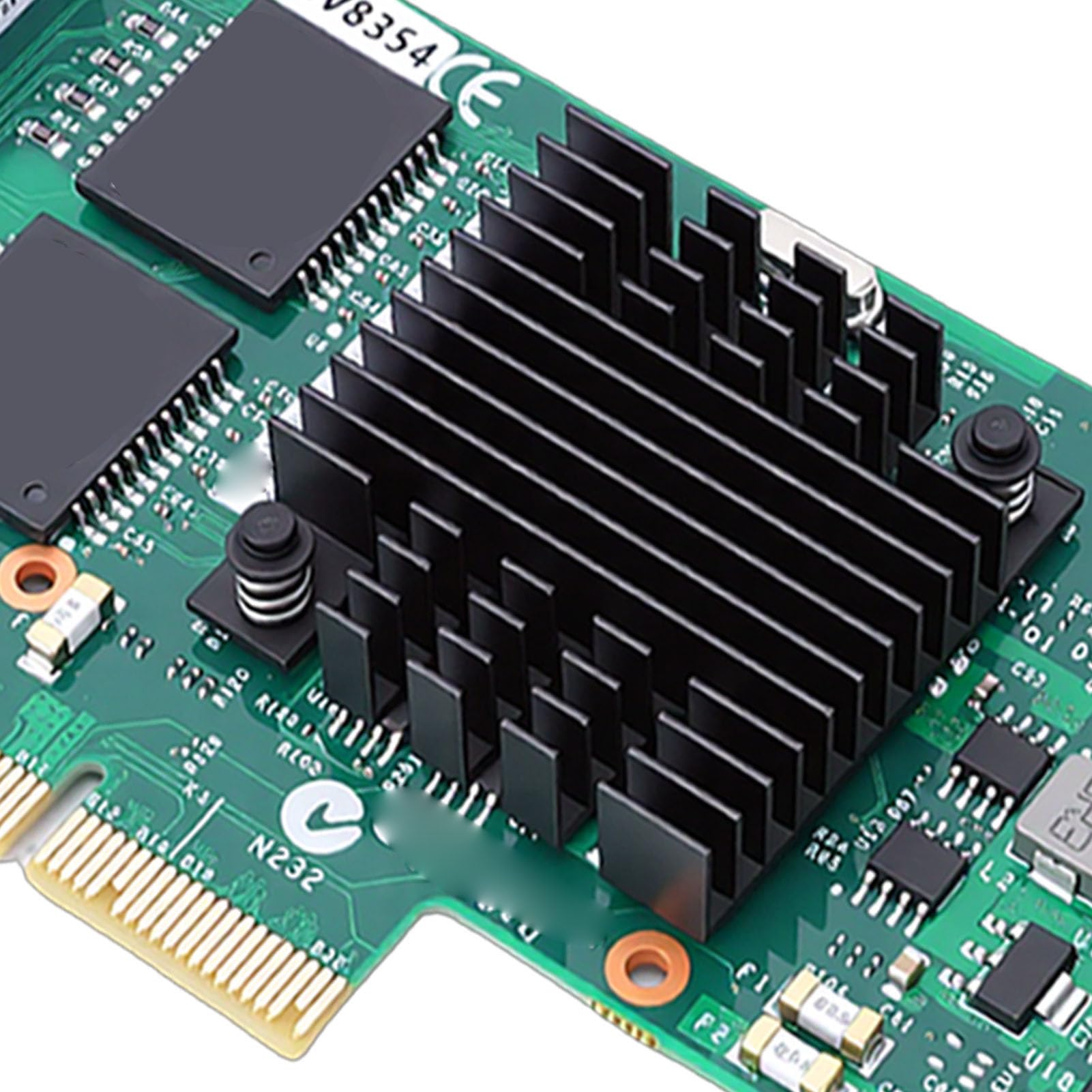 Scheda di Rete Gigabit Ethernet PCI Express da 1000 Mbps Controller 350AM4 Efficiente per Server Desktop, Adattatore di Rete PCIE per Data Center e Sistemi di Visione Artificiale