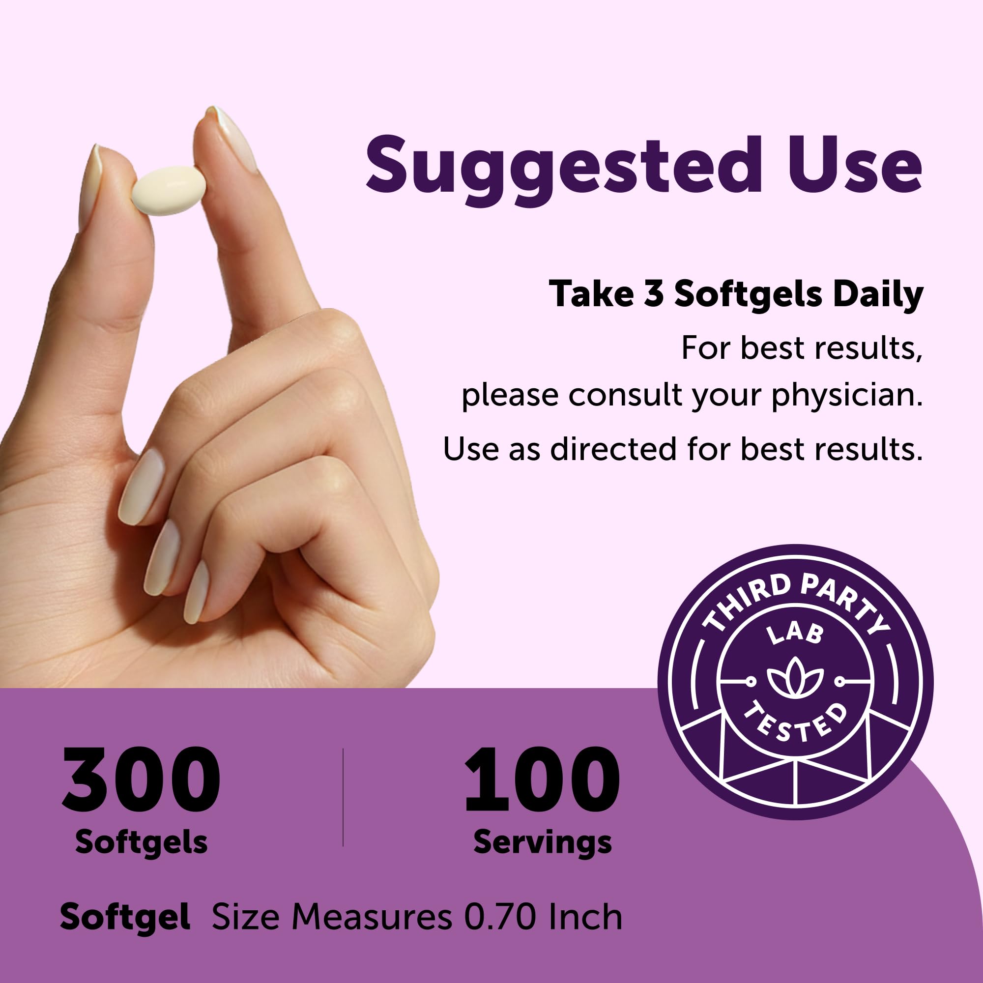 Micro Ingredients Alpha Lipoic Acid 600mg Per Serving, 300 Softgels | ALA Supplement | Made with MCT Oil| Non-GMO, Gluten-Free, Soy-Free — Amazon image 4