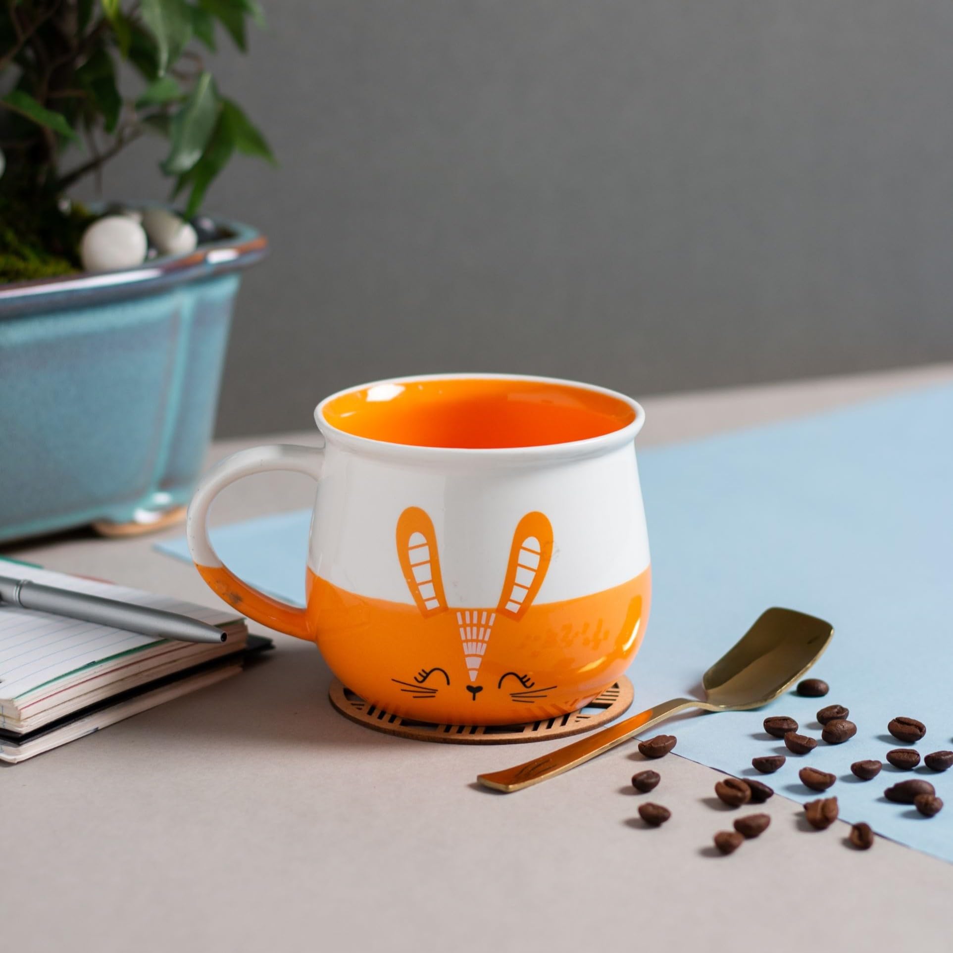 JCPL Fine Ceramic Printed Milk/Coffee Mug - Set of 2-350 ml Each (Orange Rabbit) (JC MM2 Donald Zest ZS18) (B0CR1FMT5Y) Amazon Price History, Amazon Price Tracker