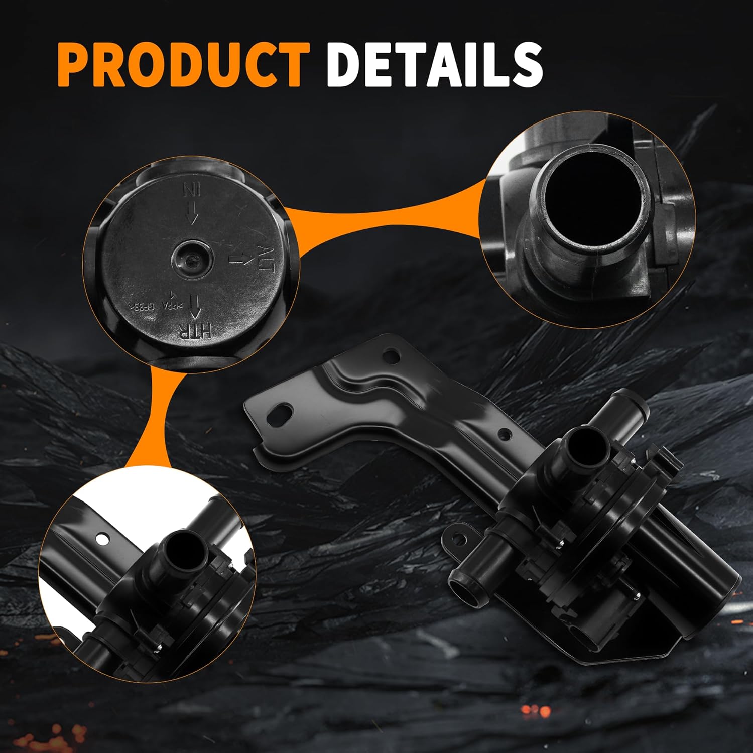 52014892AC 3 Way Heater Control Valve Compatible with 2013-2023 Dodge 1500 2500 3500 4500 5500 Replace 52014892AB 52014892AA