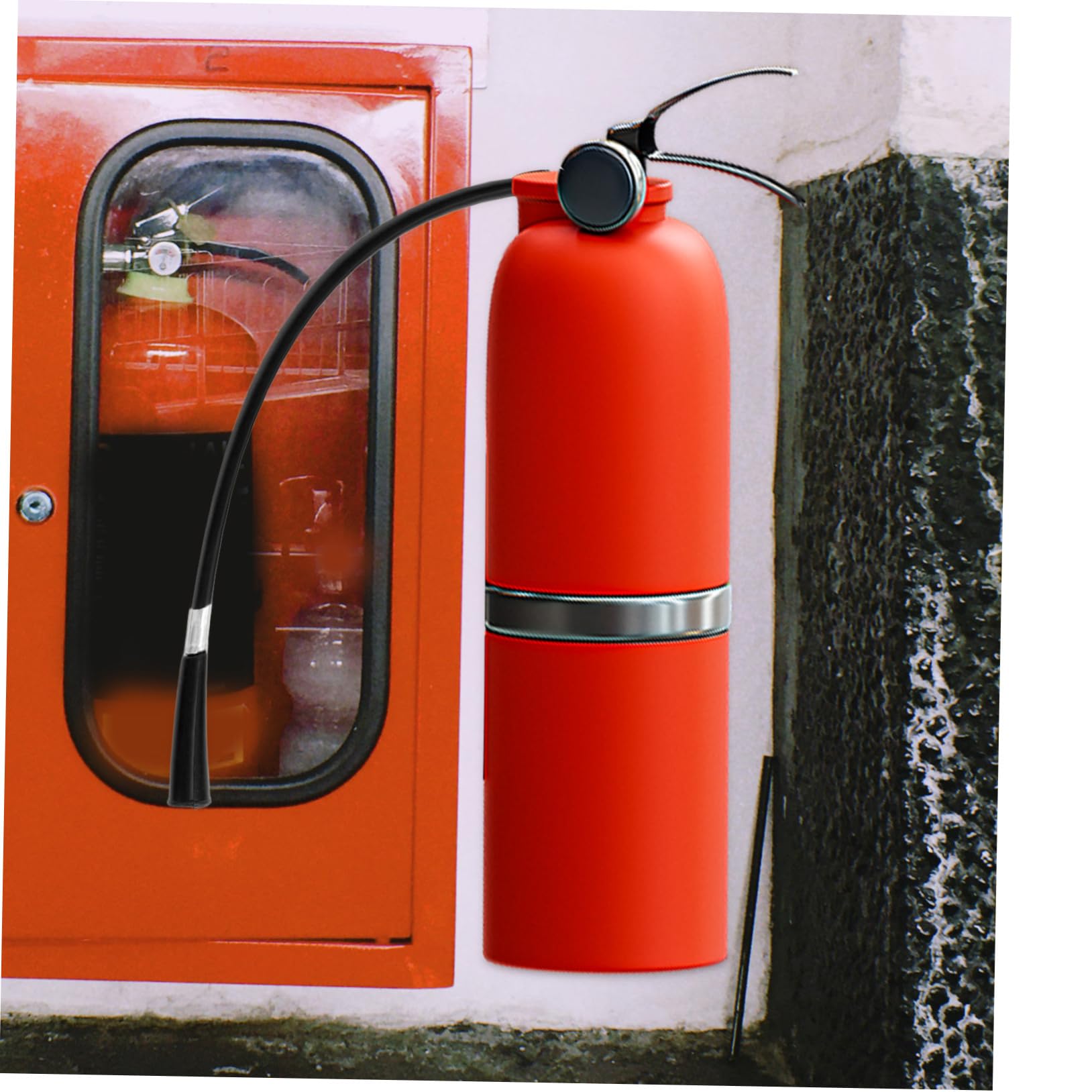 GARVALON Feuerlöscher Ersatzschlauch Flexibel und Tragbar aus Pvc und Eisen 10 Stück Passend für 4kg Löschgeräte für Einsatz in Notfallsituationen