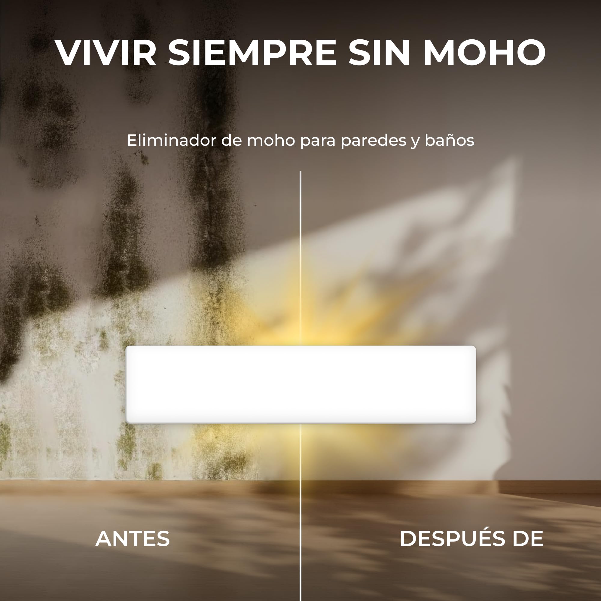 BR Bringer SchimmelSchreck - Desmoldeador para paredes y baños - El calentamiento infrarrojo del moho es la alternativa al spray y a la pintura antimoho - Sin moho y sin productos químicos