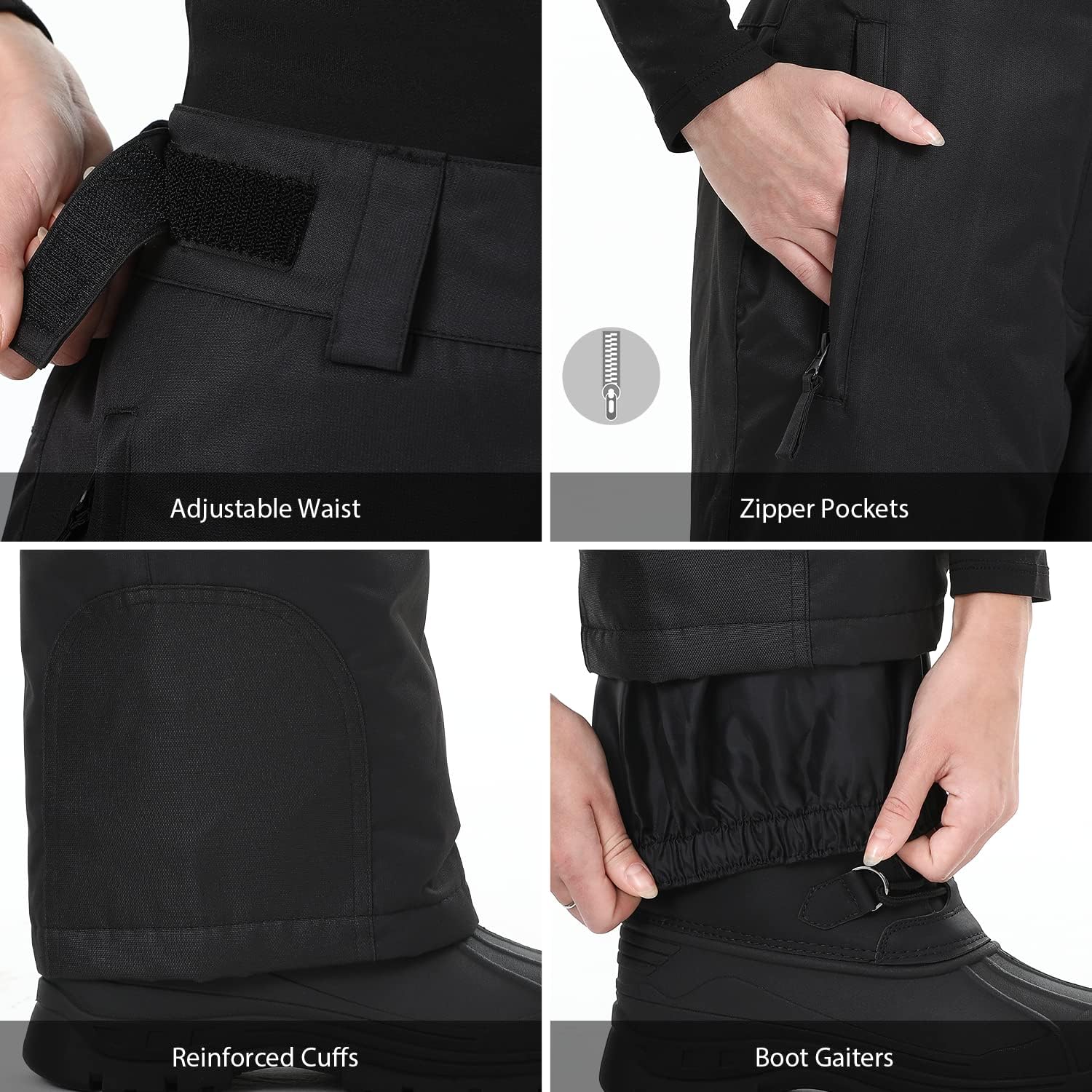 Sportneer Snow Pants Womens Insulated Ski Pants Women Snowboard Pants SnowPants