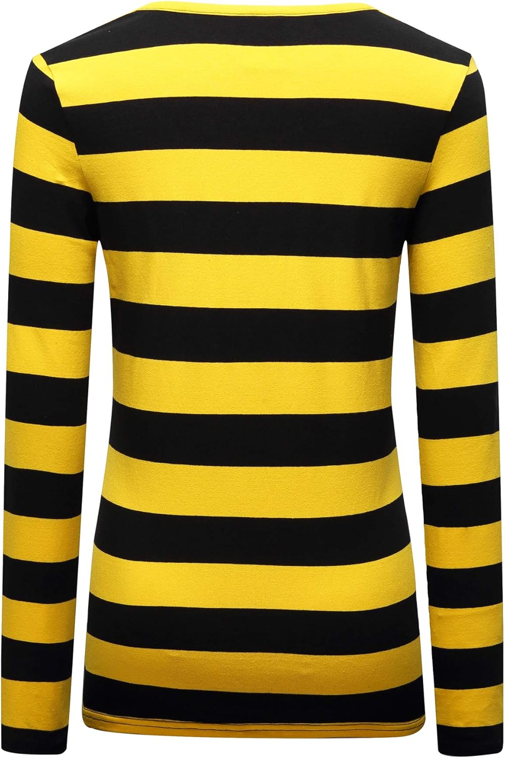 OThread & Co. Women's Long Sleeve Striped T-Shirt Scoop Neck Tee - Image 4