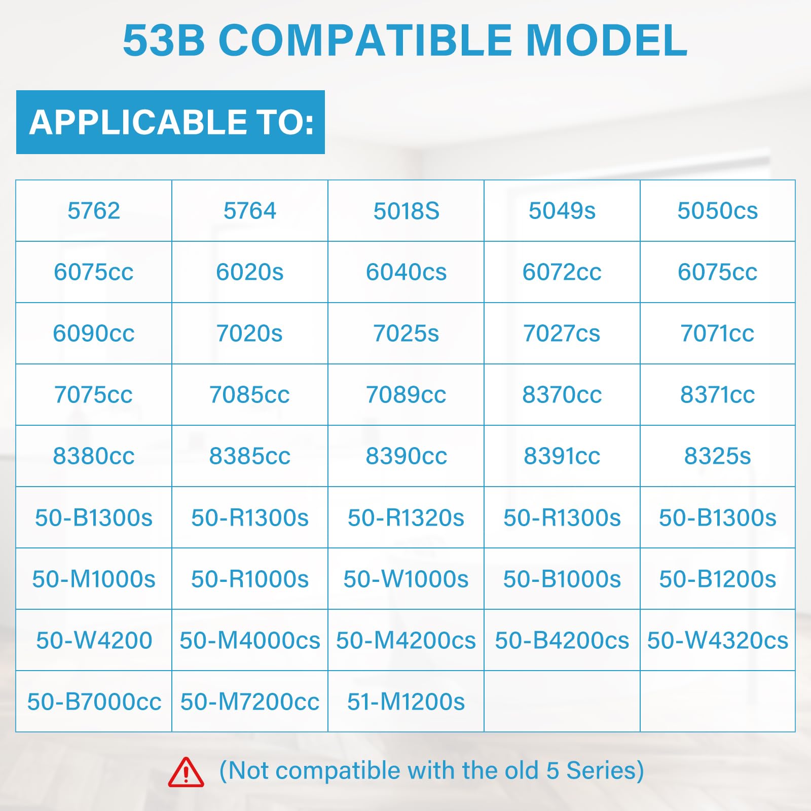 2 Piezas 53B Cabezal Compatible con Series 5, 6, 7 (Nueva Generación), Recambio para Afeitadora Eléctrica Serie 5 5018s 5035s 5050cs, Serie 6 6075cc, Serie 7 S7, Negro | Es el recambio serie 5 perfecto para modelos como 5018s, 5035s, 5049cs, 5050cs, 6020s