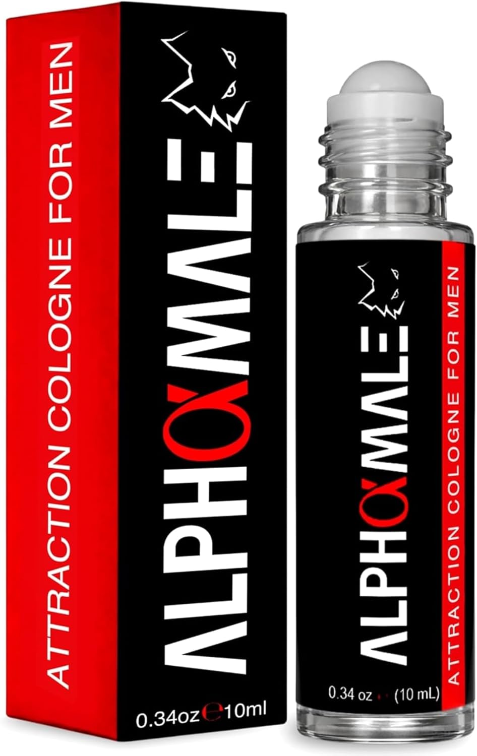 AlphaMale Pheromone Infused Cologne for Men to Attract Women - Masculine Allure in a Roll-on Bottle - 10ml