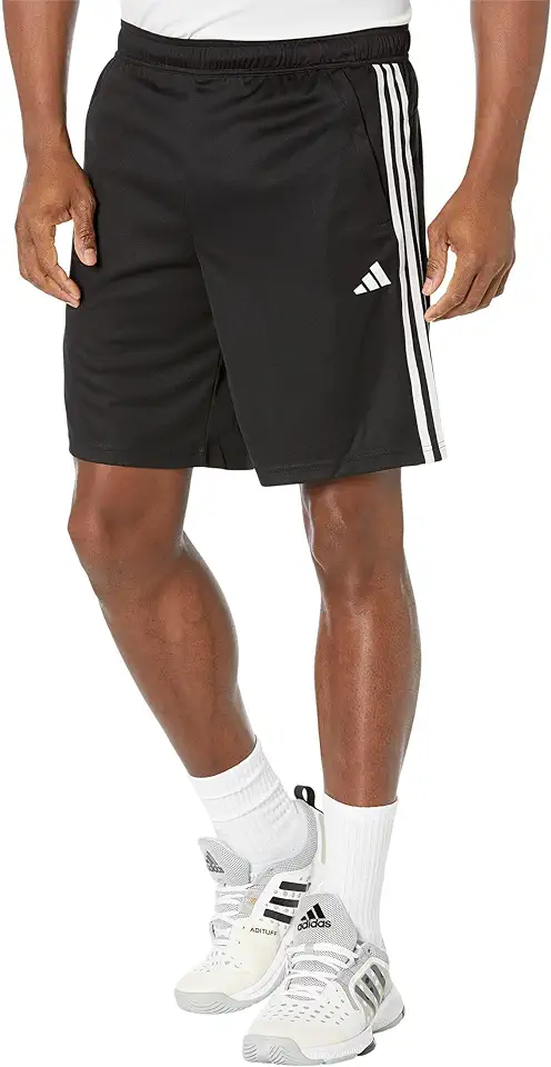 adidas Men's Train Essentials Piqué 3-Stripes Shorts