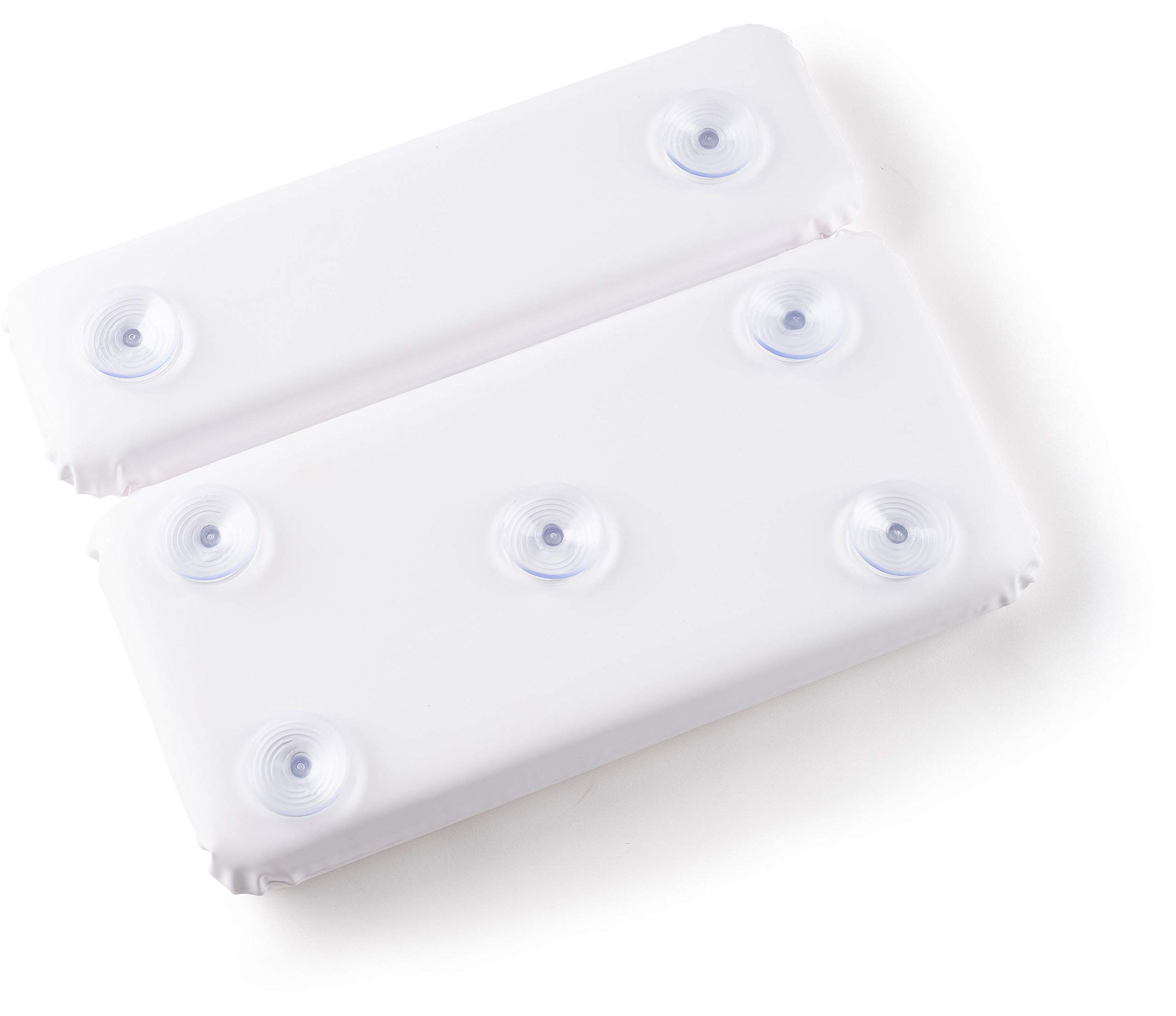 Epica Almohada de baño de spa de lujo 2X gruesa, ventosas SuperGrip (rectangular)