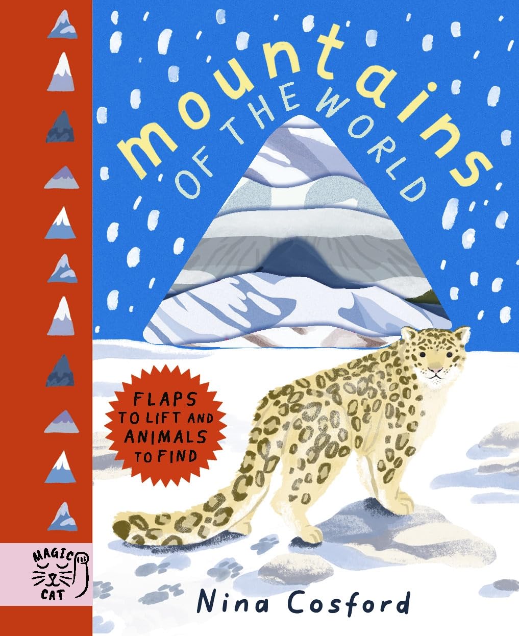 Nina Cosford Mountains of the World Hardback Book Interactive Lift-the-Flap