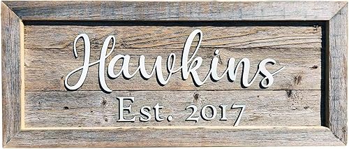 Miniatura 2 de Rockin' Wood Caja de árbol de Navidad de madera de granero personalizada hecha con madera reciclada rústica real en los Estados Unidos, decoración