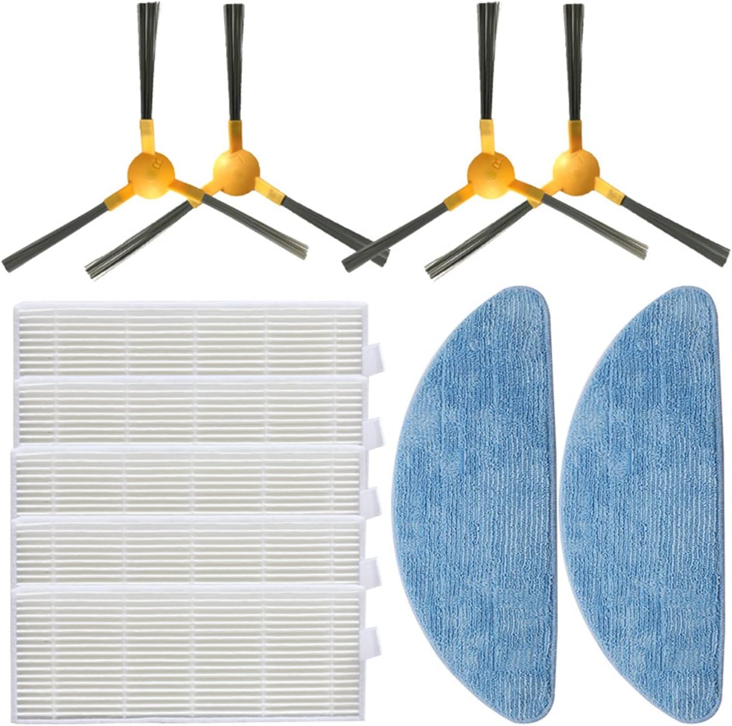 Roller Brush Side Brush HEPA MopS Set Fit for C30B / 800T 820S 820T 830T Filter