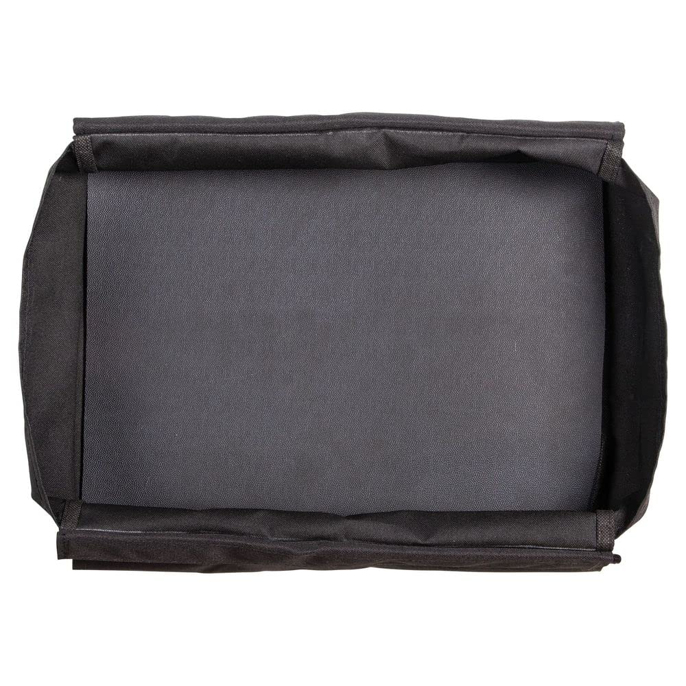 Dura-Tech Saddle Rack Storage Compartment | Color Black | Utilizes Unused Storage Space | Attaches Securely to Saddle Racks | Sturdy Bottom | Easy Access Design | Black Only