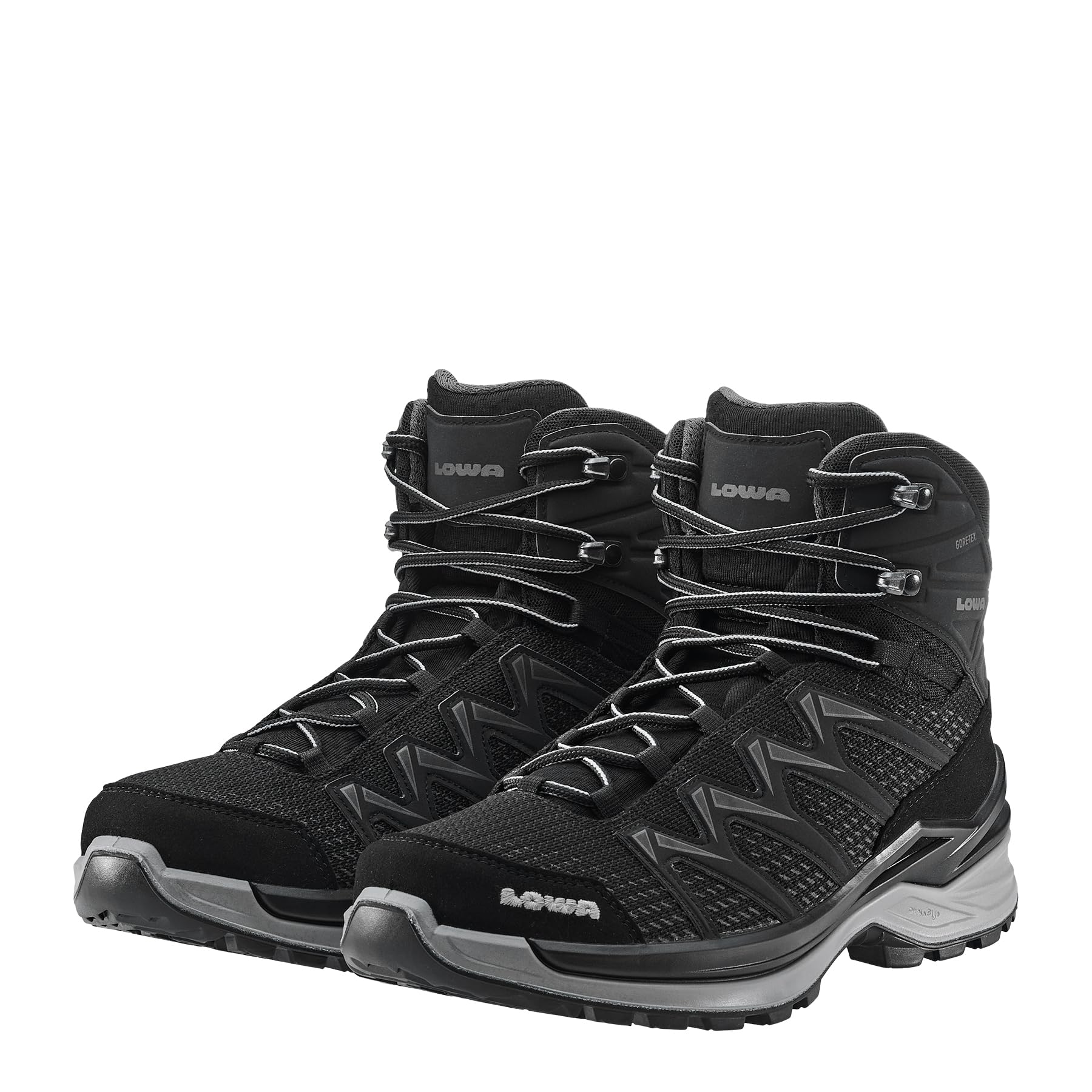 LOWA Adult Innox Pro GTX MID - Scarpe da trekking leggere, da uomo, colore: Nero