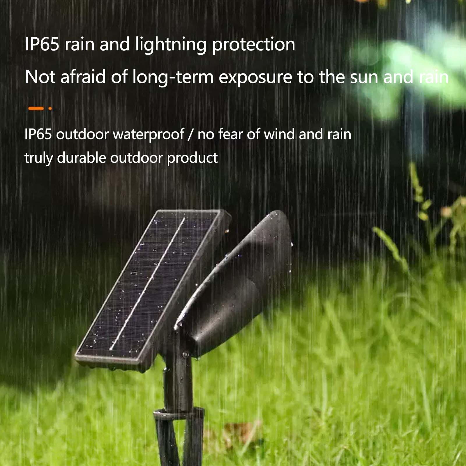 Faretti solari per esterni, impermeabili, illuminazione paesaggistica a LED per prato, giardino, vialetto, piscina, lampada da terra per alberi e stagni