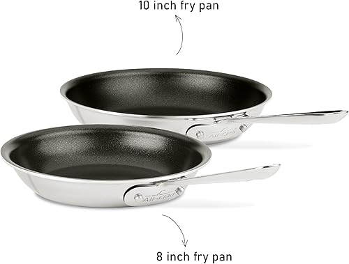 Vista 22 de All-Clad 4709 NS R2 - Sartén antiadherente, 9 pulgadas, color plateado