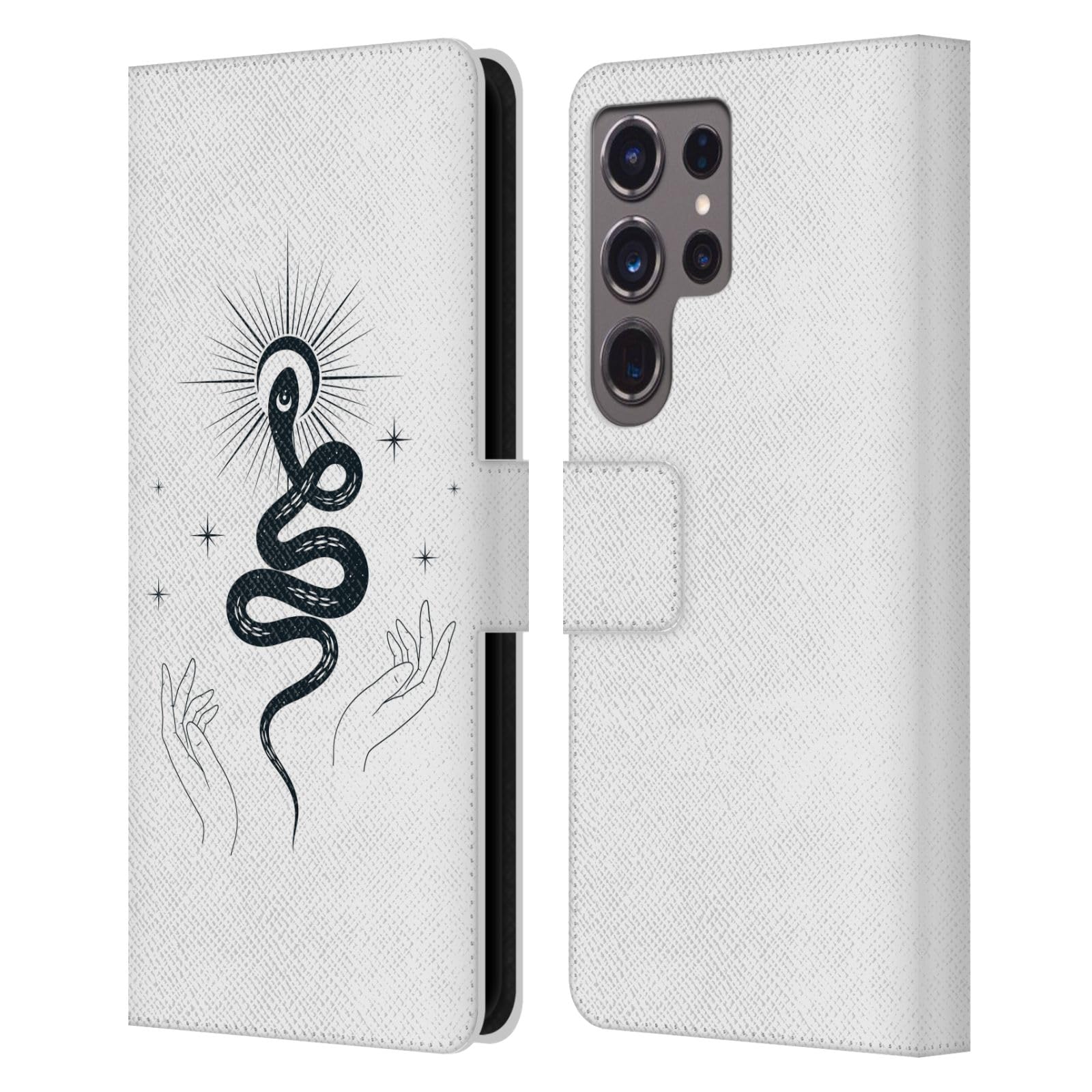 Funda Samsung S24 Ultra 5G serpiente mística tipo libro antichoque protectora 7