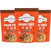 Vista 10 de Paleonola Granola original sin granos, bolsa resellable de 10 onzas (paquete de 3) – Granola paleo de proteína sin grano mezclada con coco seco