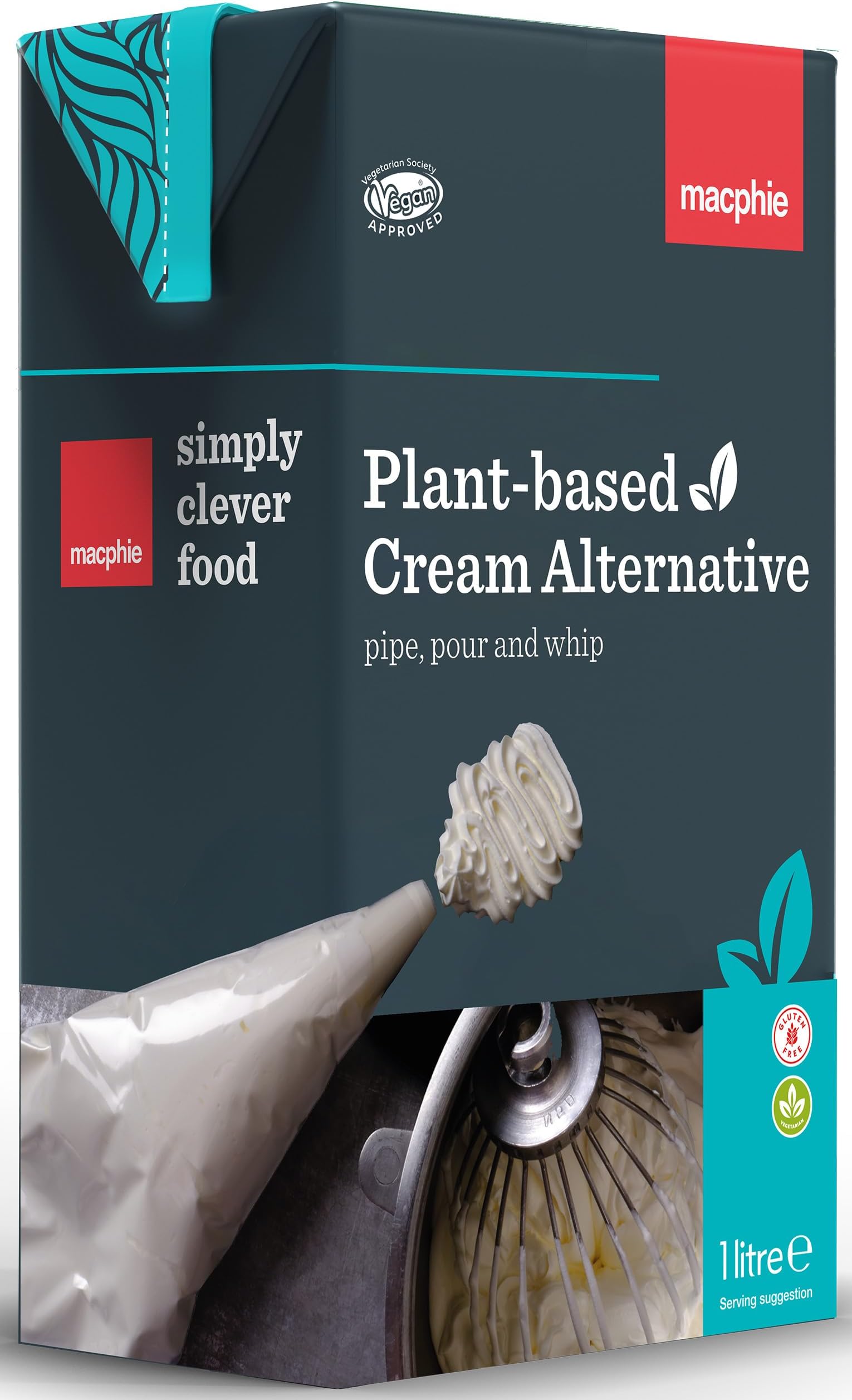 Macphie Plant Based Vegan Cream 1ltr