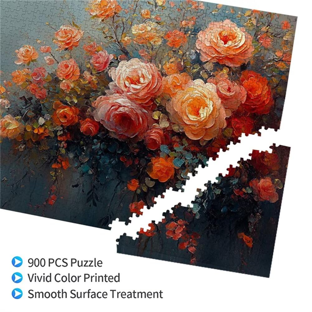 Puzzle Papillon 900 Pieces Fleur Puzzle Adultes 87 x 34 cm DIY Difficile Classiques Jigsaw Panoramique, Adulte Jeu éducatif, 2025 Bois Jigsaw Art Impossible Famille Challenge, Cadeau pour Femme A-1