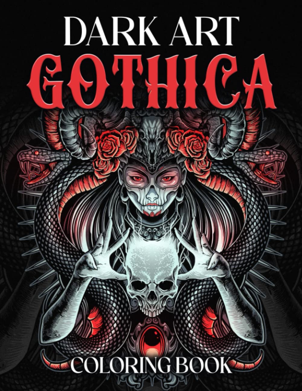 Dark Art Gothica Coloring Book: 30+ Coloring Pages Of Dark Art Gothica ...