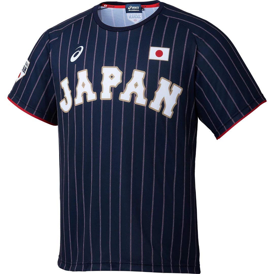 Amazon | アシックス(asics) 野球 侍ジャパンユニフォームTシャツ 半袖 