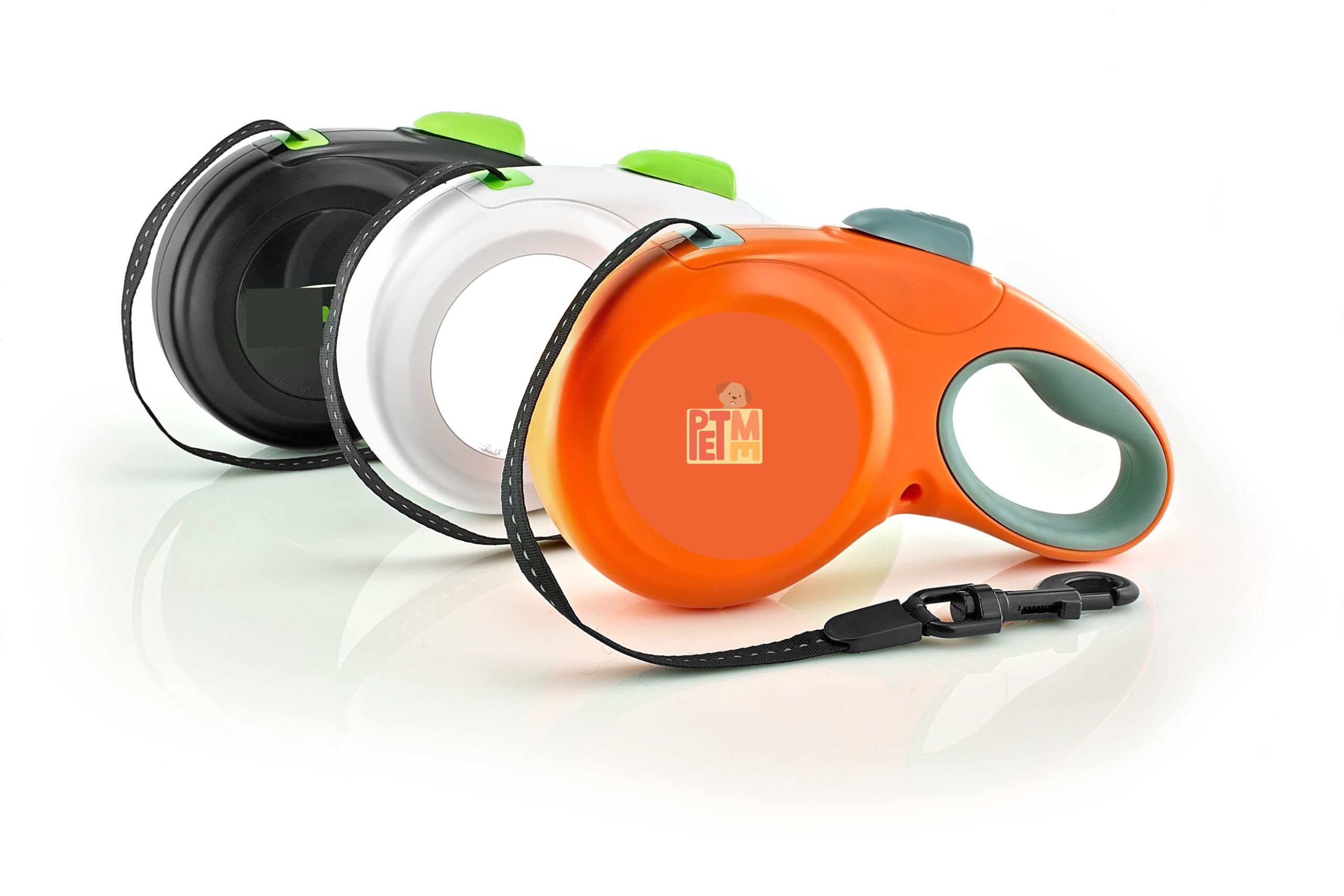 Pet Me Retractable Dog Leash Reflective Walking Jogging Training Leash For Small To Large Dogs Up To 50Kg/110Lbs, With Hand Grip And One Button Brake & Lock 1 Piece Color May Vary (Small),?22.86 cm (B09XXXSHKG) Amazon Price History, Amazon Price Tracker