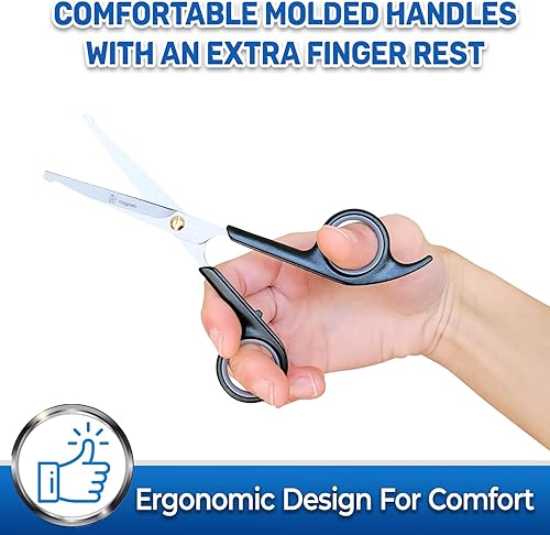 Miniatura 10 de Set de tijeras para el aseo de mascotas de Pet Magasin Incluye 2 pares de tijeras 1 para cuerpo y 1 para cara nariz orejas y patas Con hoja de acero