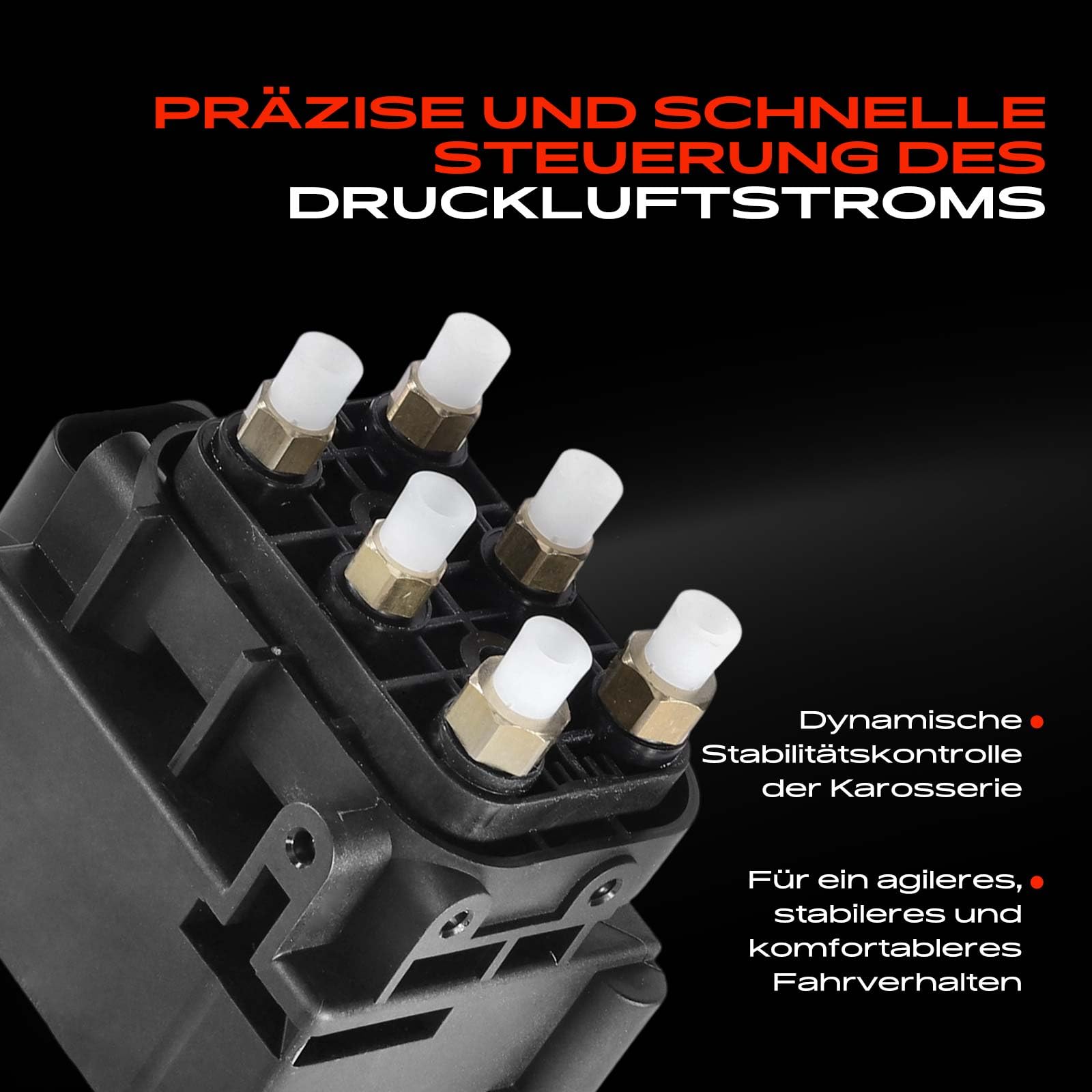 Zawieszenie pneumatyczne, blok zaworu, kompatybilny z A6 4G2,4GC A6 Avant 4G5,4GD A7 Sportback 4GA,4GF A8 4H2,4H8,4HC,4HL 1.8L-6.3L 2009-2018 4H0616005 C