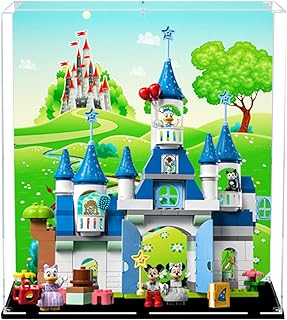 Acrylic Display Case for Lego Creator 3-in-1 Adorable Dogs 31137 Model - Dustproof Anti-UV Storage Box - Ideal for Collectors (3mm Background)