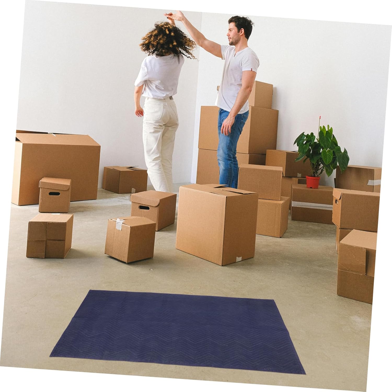 Furniture Moving Blanket Multi-use Packing 6 12 Nonslip Surface Professional Vibration Blanket