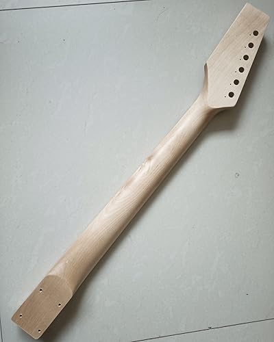 Miniatura 6 de HENGYEE - Kit de guitarra eléctrica para bricolaje, estilo tele, para principiantes, 6 cuerdas para diestros con cuerpo de tilo duro, cuello de arce