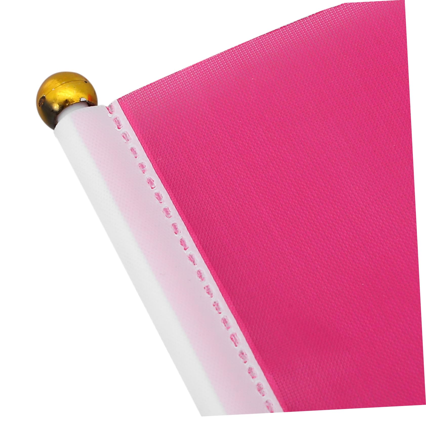 100 Pezzi Bandierine Da Mano Rosa in Pvc Resistenti Bandiere Portatili Per Feste E Celebrazioni Indoor Outdoor 11X8 Pollici Facili Da Tenere E Sventolare