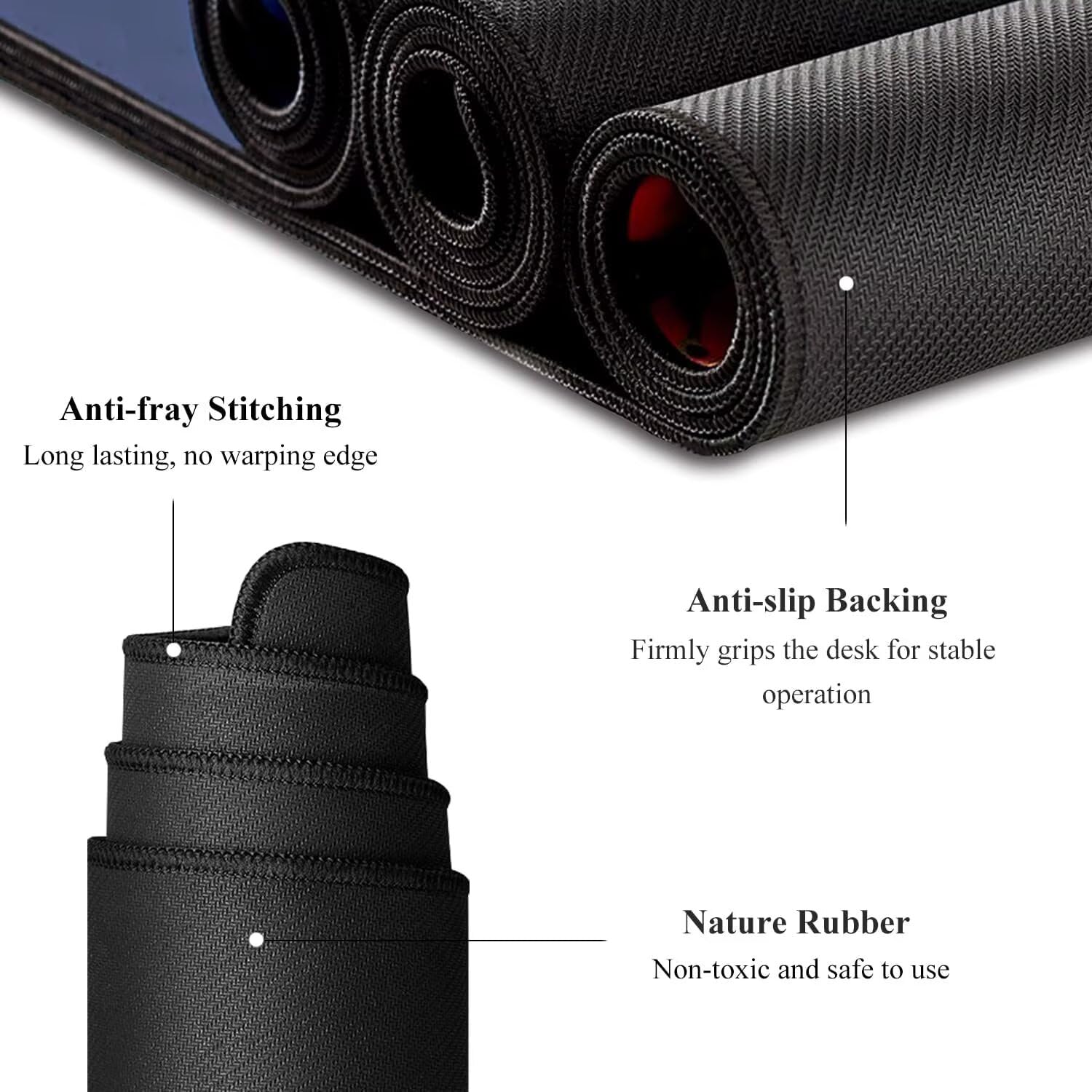 Tappetino Mouse XXL 1200x600 Tappetino Mouse Gaming Oversize, Copritavolo di Grandi Tappetino Scrivania, pour Enorme da Tavolo e Scrivania, Lavabile Mouse Pad Sottomano Scrivania, (Viola, Autunno) E-D