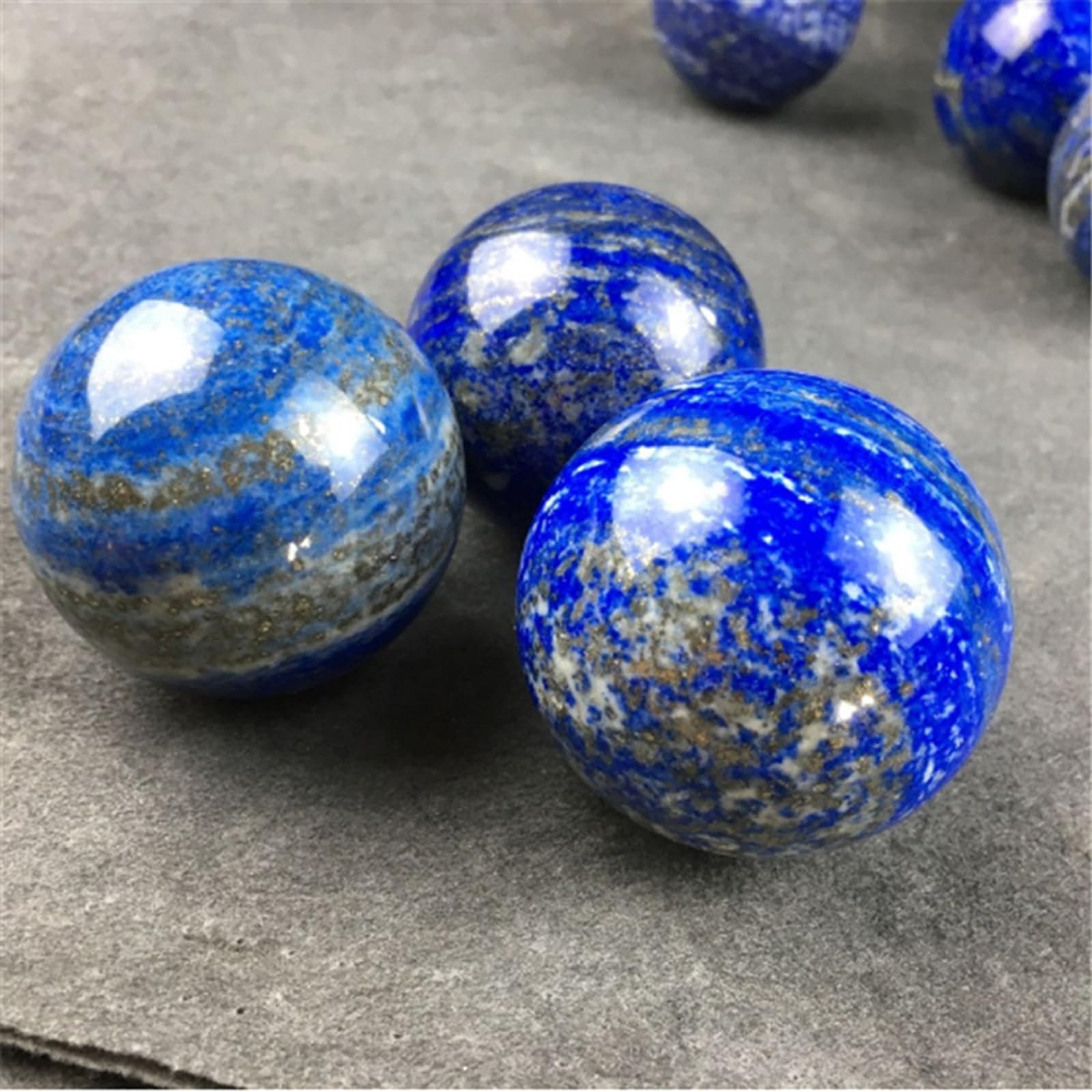 Sfera di Cristallo di lapislazzuli Blu, Sfera di Cristallo Naturale, Sfera Decorativa di Roccia, Sfera da divinazione Lucida per, cartomante, Feng Shui, divinazione, Decorazioni per la casa, 70