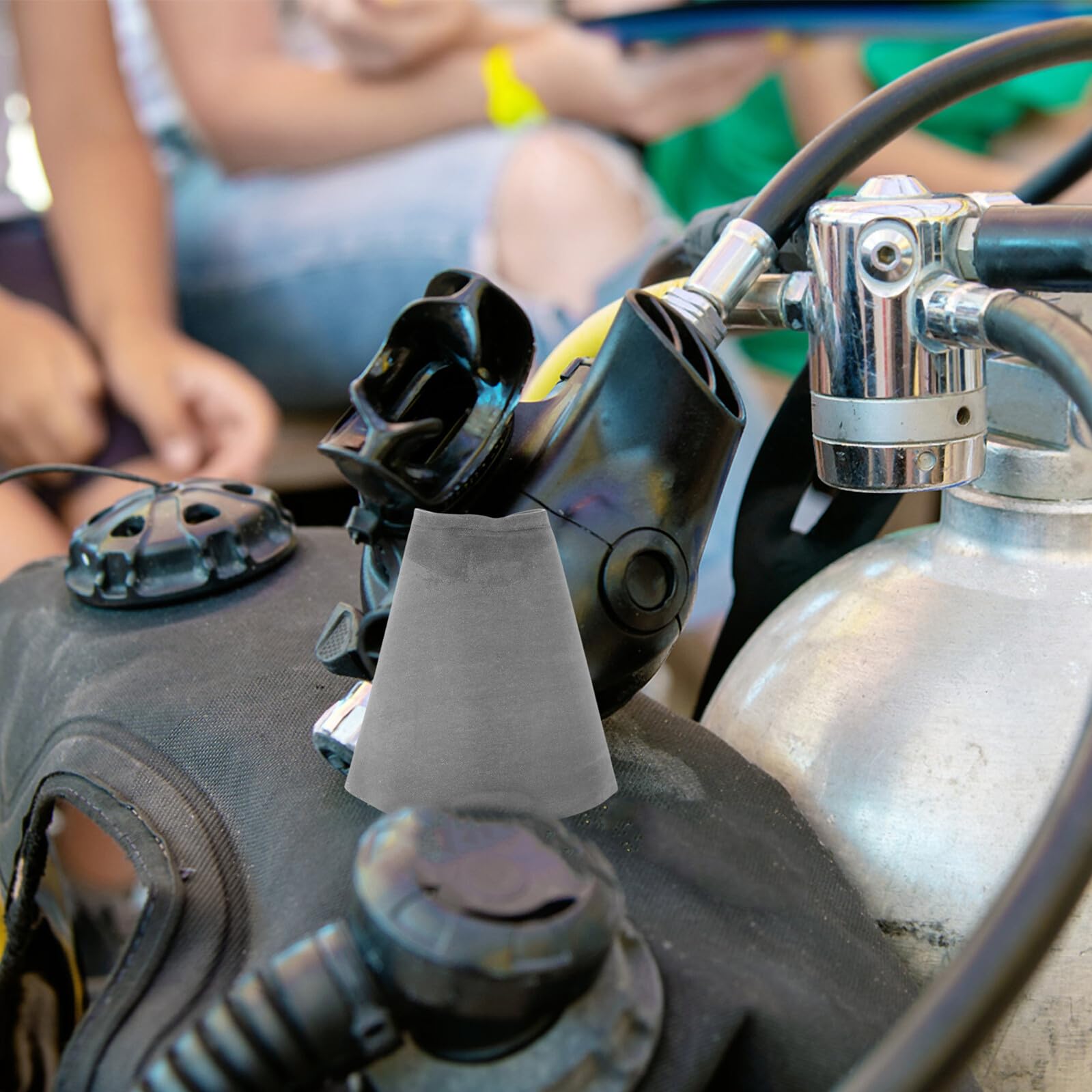 Toyvian Reparaturset für Taucheranzüge mit Schwarzen Gummi Ärmelmanschetten 2 Paar Hohe Flexibilität und Universelle Kompatibilität für Wassersport und Schnorcheln