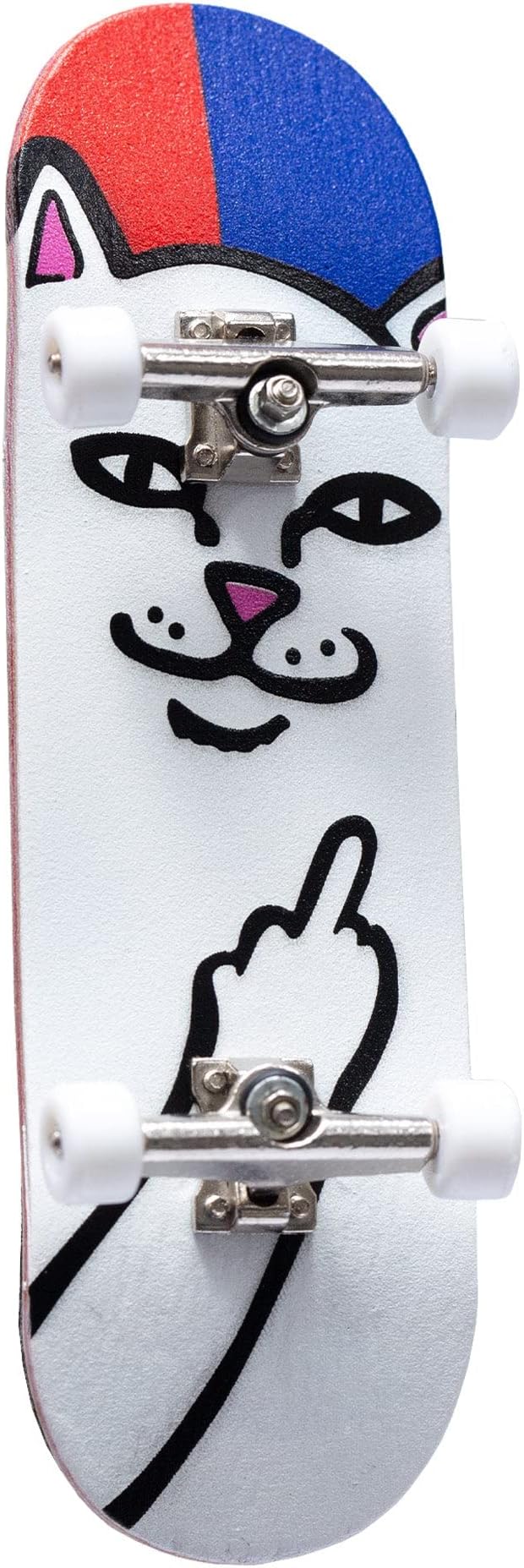 RIPNDIPRIPNDIP Lord Nermal Mini Skateboard (Red/Blue)