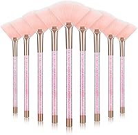 Vista 10 de 9 Piezas de Pinceles para Mascarilla Facial en Abanico, Pinceles Aplicadores Faciales Suaves, Herramientas para Peeling Glicólico y Maquillaje