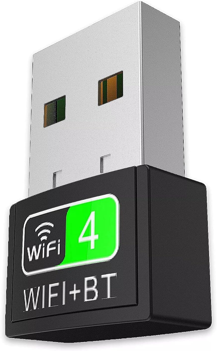 RuhZa® Bluetooth and WiFi Adapter for PC/Laptop/Desktop, WiFi Bluetooth ...