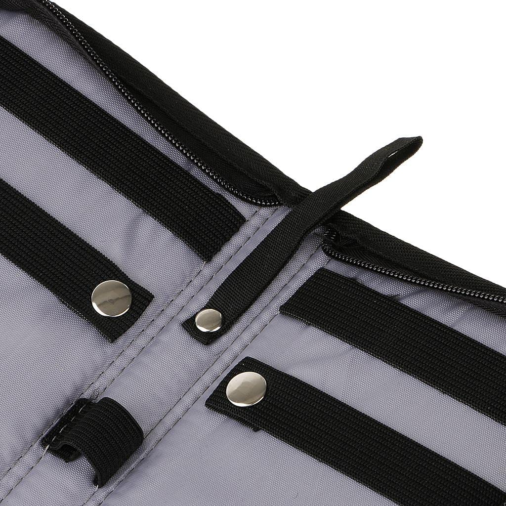 Bolsa organizadora de viaje para hombre, color negro, Gris y negro, 42 x 13 x 2,5 cm, 42X13X2.5CM, como se muestra en la