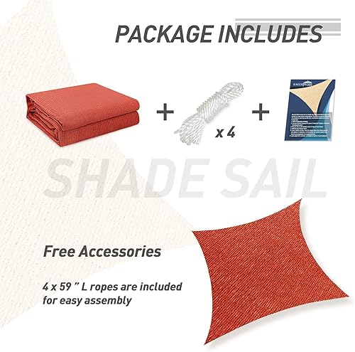 Miniatura 5 de EAGLE PEAK Toldo rectangular de 10 x 13 pies, toldo con bloqueo UV para patio al aire libre, jardín, terraza (Terra)