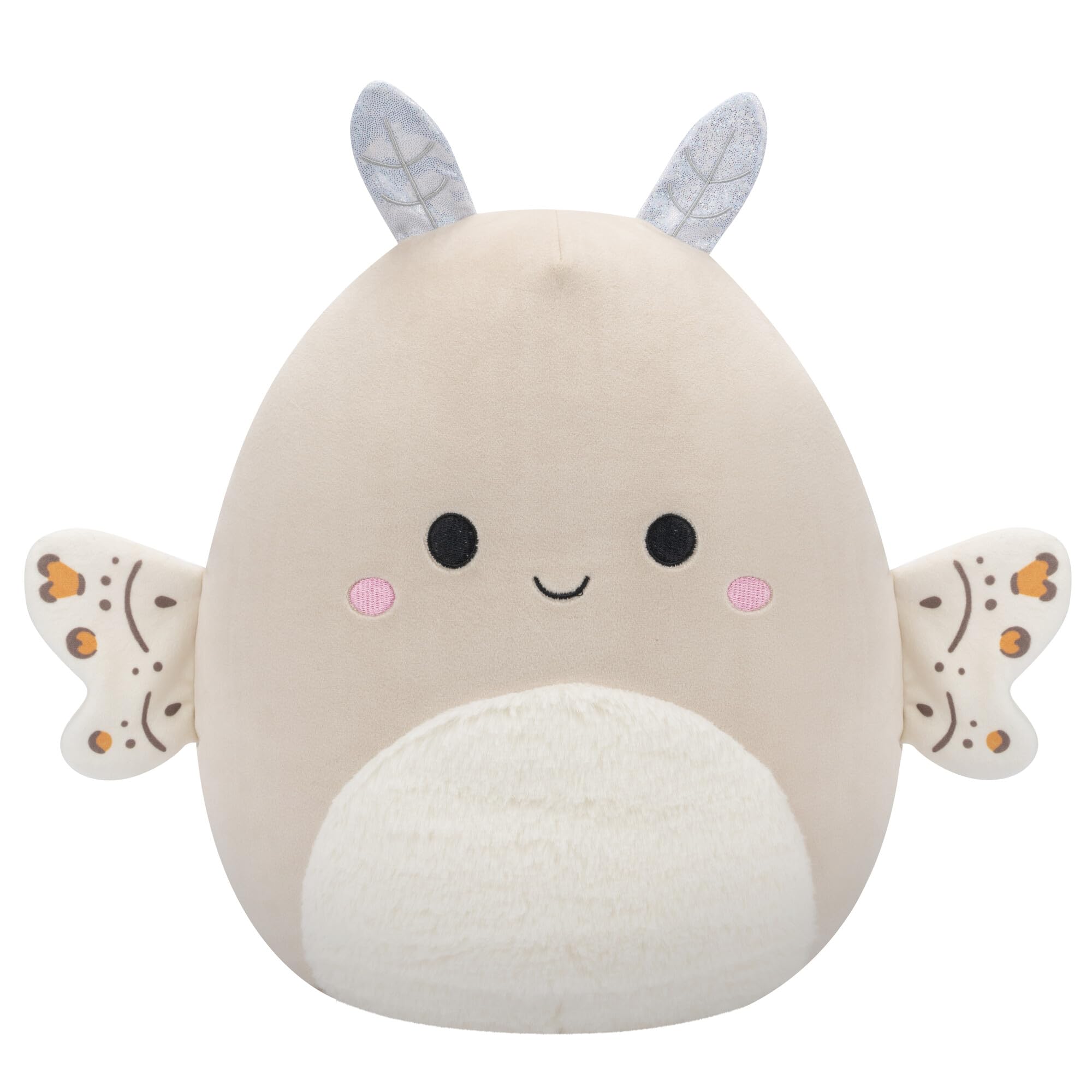 Squishmallows Original 12-Inch Berit Cream Moth with Paisley Wings - Official Jazwares Plush