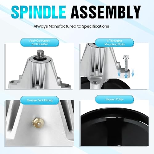 Miniatura 3 de Spindle Fit for MTD Cub Cadet LTX1042 LT2000 LTX 1045 1046 LT-2000 2200 918-04865A 618-04865A 2 Pack