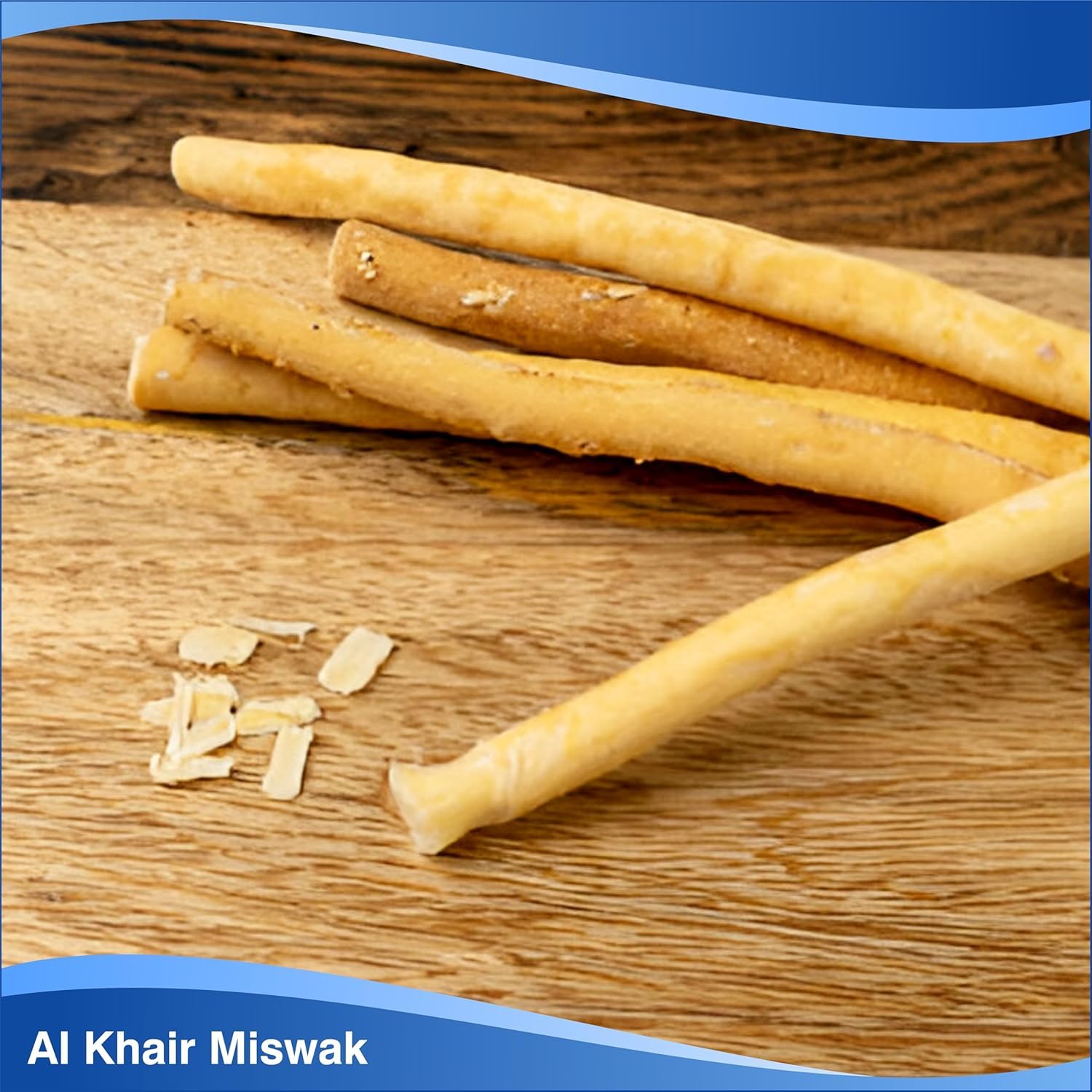 Al-Khair Miswak pręty do czyszczenia zębów, zafoliowane, 100 sztuk