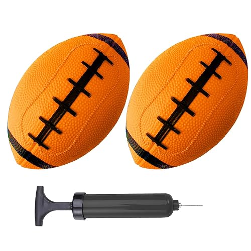 ABAJI Toy Football 2PCS 6 inch Small Mini Ball for
