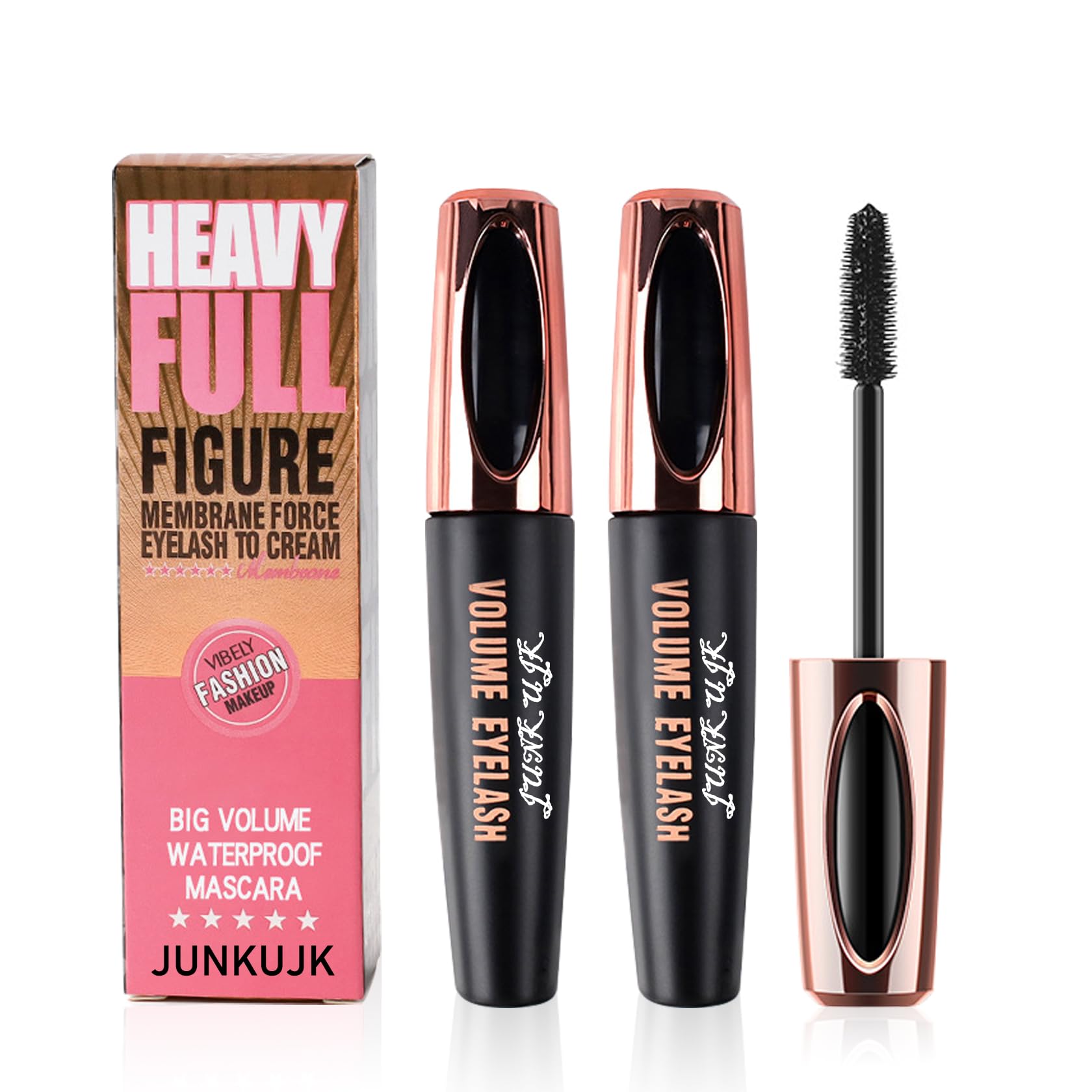 Amazon.com : 2 Pack 4D Silk Fiber Lash Mascara,Lengthening and