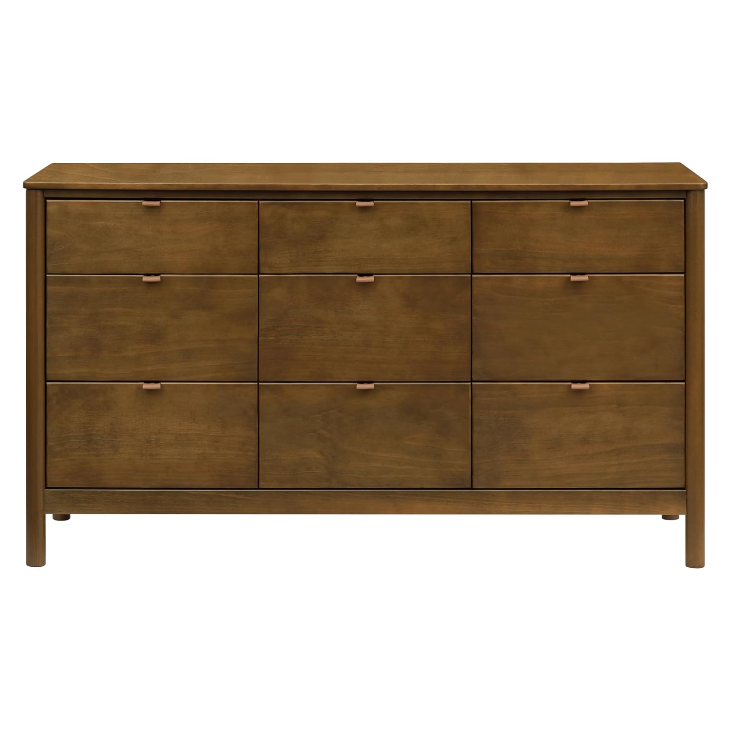 Babyletto Bondi 9-Drawer Baby Dresser for Nursery - GREENGUARD Gold Certified - Wooden Chest of Drawers for Kids, Boys & Girls - Assembled Sustainable Wood Kids Dresser for Bedroom - Natural Walnut